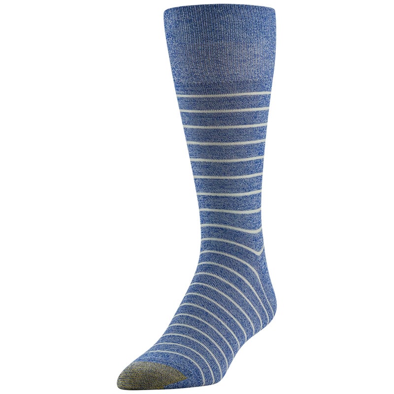 GOLDTOE Men's Cambridge Crew Socks, 6-Pairs, Royal Assorted, Shoe Size: 6-12.5 - Image 2