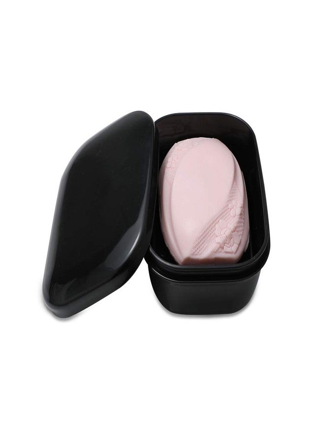TANCANO Soap Dish Soap Box Soap Holder 2 Pack Soap Container for Shower, Waterproof Portable Soap Case Tray for Traveling, Car, Home, Outdoor, Camping, Gym (Black) - Image 4