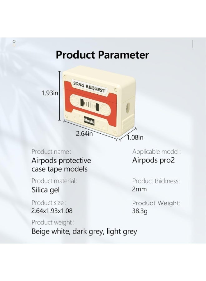 كاست ويف جراب لطيف لسماعات ايربودز برو الجيل الثاني/الاول (2023/2022/2019) مع سلسلة مفاتيح، جراب شحن سيليكون بتصميم كرتوني ثلاثي الابعاد مضاد للصدمات للاولاد والبنات - Image 3