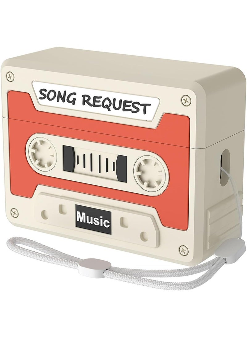 كاست ويف جراب لطيف لسماعات ايربودز برو الجيل الثاني/الاول (2023/2022/2019) مع سلسلة مفاتيح، جراب شحن سيليكون بتصميم كرتوني ثلاثي الابعاد مضاد للصدمات للاولاد والبنات - Image 2