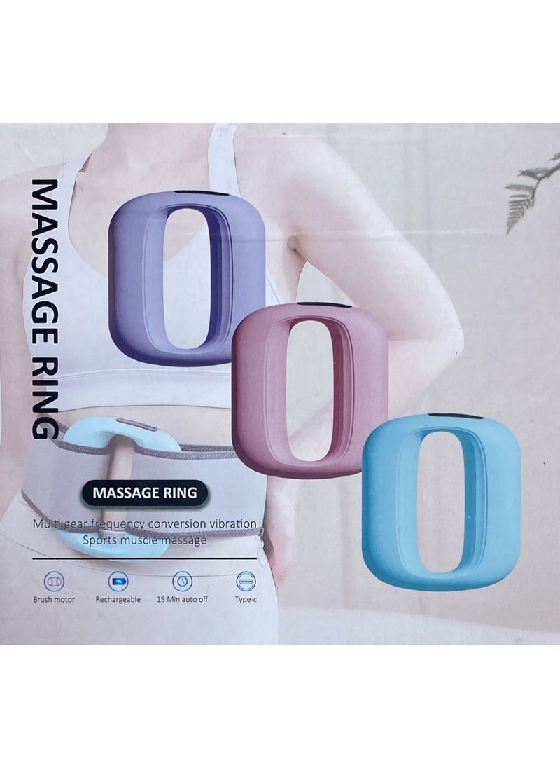 DubaiGallery Cross-border mini fascia gun waist abdomen fat burning weight loss fascia ring portable massage fitness device home small  - Image 4
