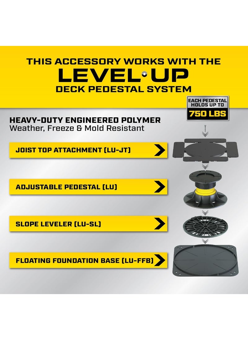 Dap BISON 7079806012 LevelUp Pedestal System Accessory Slope Leveler Black  - Image 4
