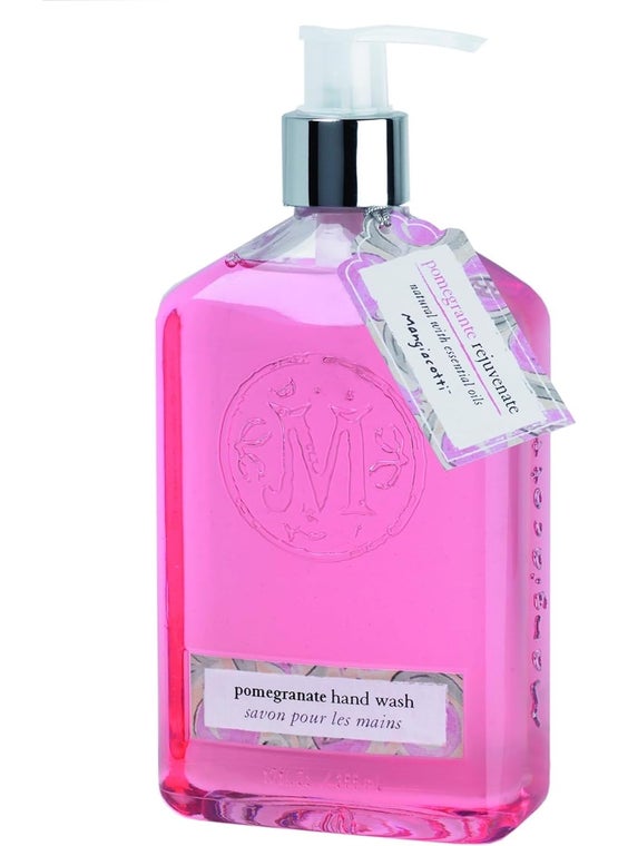 Liquid Hand Soap Naturally Plant Based HandWash with Vitamin E and Fragrant Essential Oils12Ounce Pomegranate