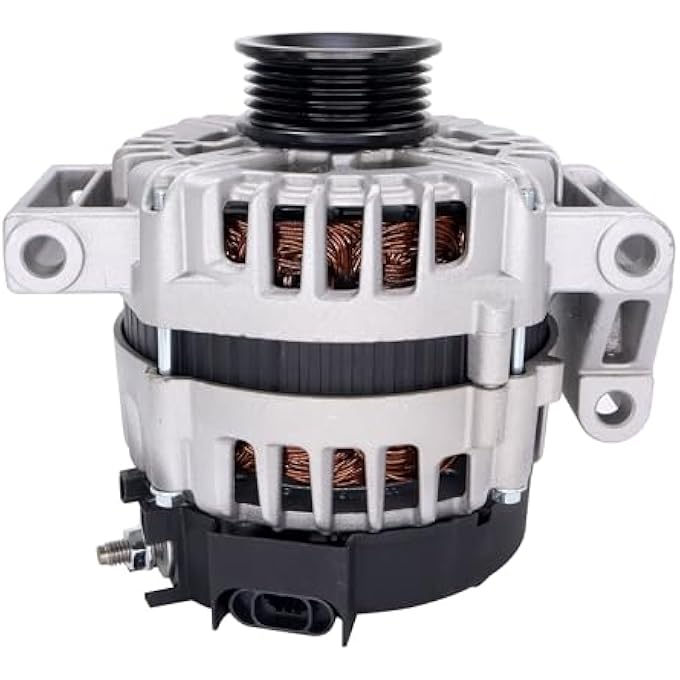 OXCANO 11265N Alternator Compatible with Chevrolet Cobalt 2008-2010, Malibu 2008-2012, Pontiac G5 2008-2010, Saturn Aura 2008-2009, Vue 2008 2009 2010 Replacemenr for 15828450 22762984 AVA0078 - Image 1