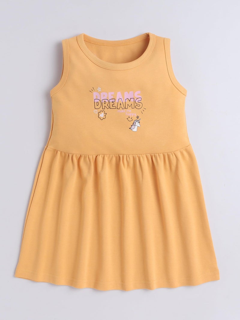 EIO Girls Cotton Frock Dress Combo Pack et | Multicolor Knee Length Casual Dresses for Kids | Soft & Breathable Summer Wear Outfit Frock Set - Image 2