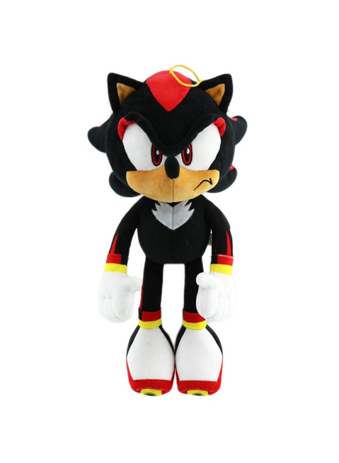 Cross Border Super Sonic Mouse Plush Tulsnak Hedgehog Mouse Doll Toy Doll-Color:33cm Three-dimension Black-Height: - Image 1