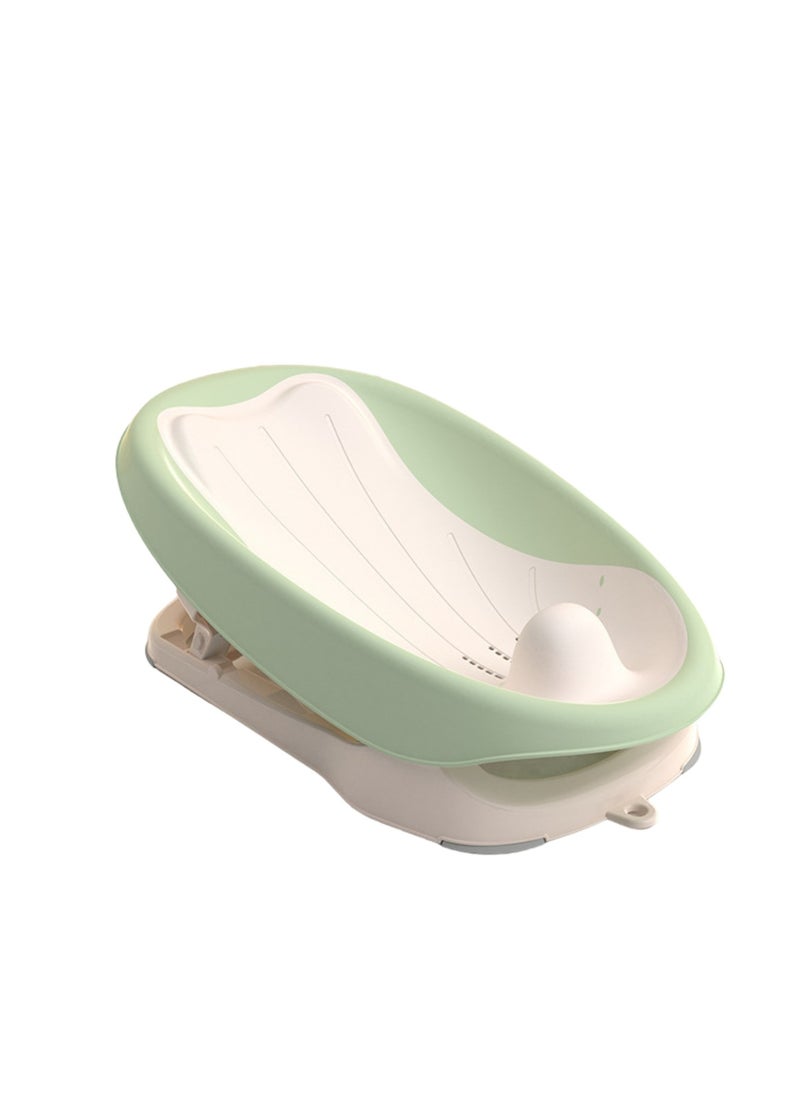 Moms Magic Baby Bath Rack with Soft TPE Back Support | Locking Feet System for Secure Use | Easy to Dry, Lightweight, Perfect for Bathtubs & Bathrooms  - Image 1