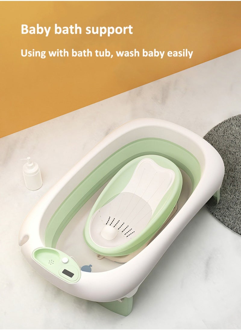 Moms Magic Baby Bath Rack with Soft TPE Back Support | Locking Feet System for Secure Use | Easy to Dry, Lightweight, Perfect for Bathtubs & Bathrooms  - Image 2
