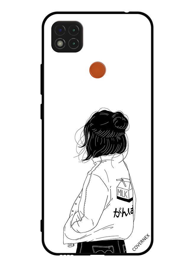 Covernex Protective Case Cover For Xiaomi Redmi 10A Girl Thinking Very Deep - Image 1