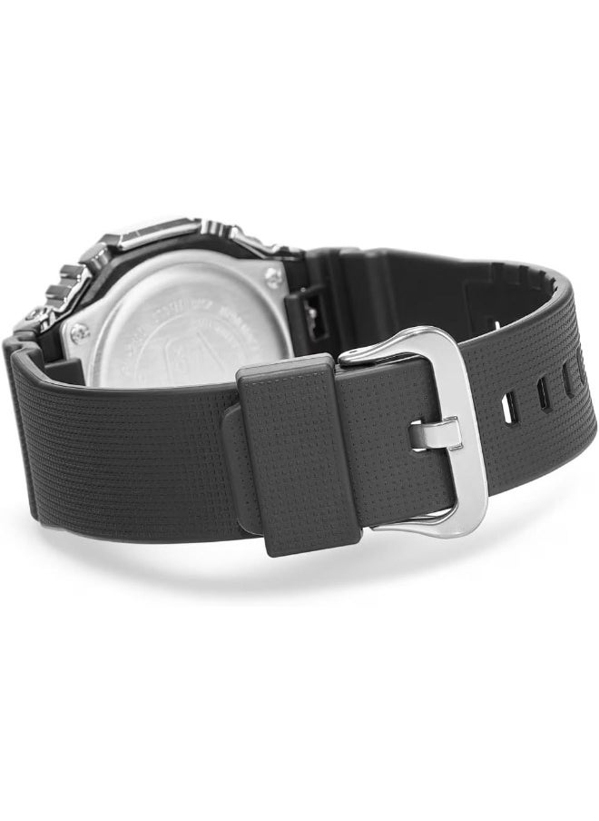 CASIO G-Shock Metal Covered Octagonal Black Resin Band Watch GM-2100  - Image 2