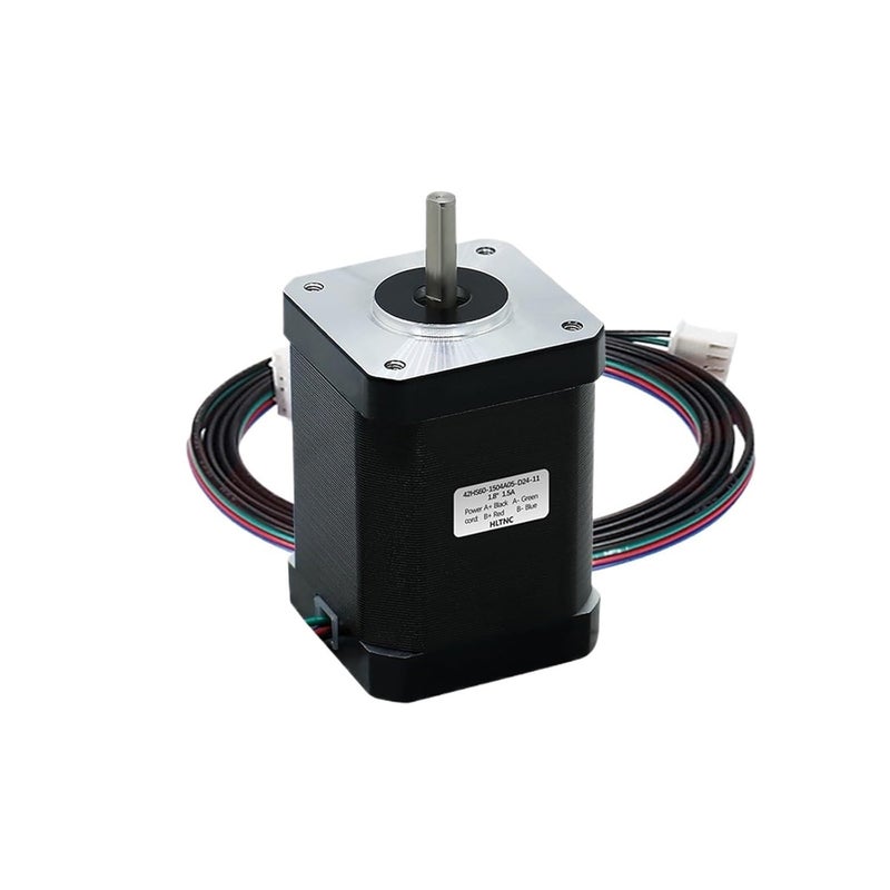 محرك خطوي 42HS60mm 0.7N.m 100ozin محور واحد عمود 5mm تيار 1.5A - Image 1