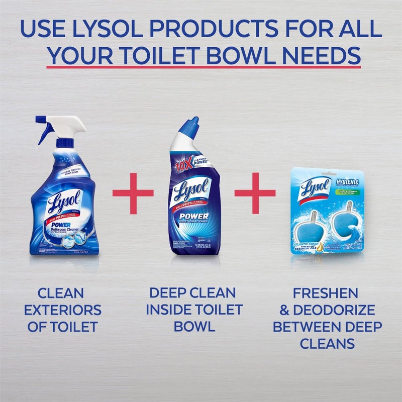 Lysol Hygienic Automatic Toilet Bowl Cleaner, Lemon Breeze, 2ct - Image 5