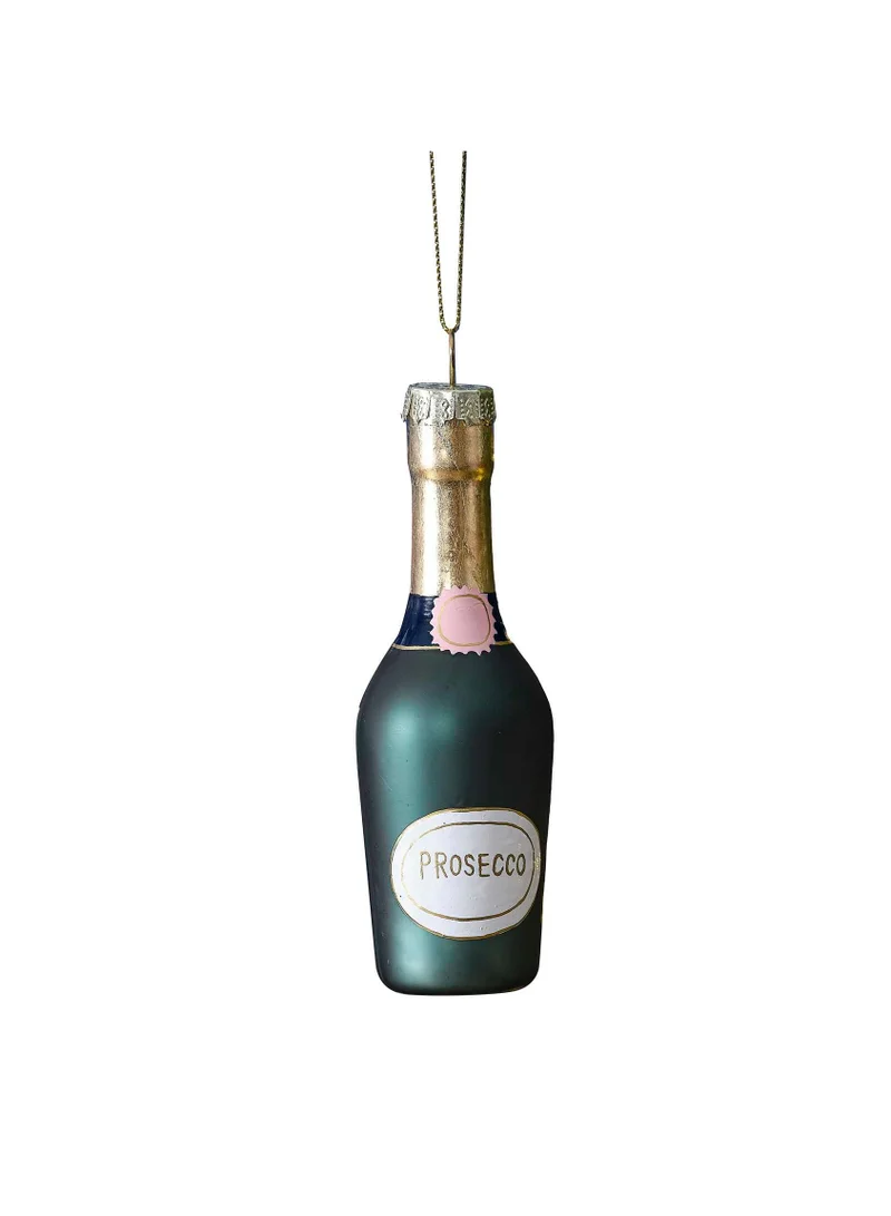 Ginger Ray Novelty Prosecco Bottle Christmas Hanging Tree Decoration