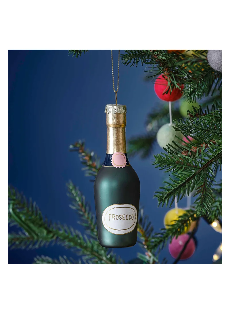 Ginger Ray Novelty Prosecco Bottle Christmas Hanging Tree Decoration