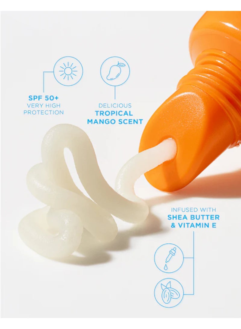 BONDI SANDS بلسم شفاه مرطب SPF 50 بنكهة المانجو - يحمي، يهدئ ويرطب الشفاه من أضرار الشمس، يوفر رائحة استوائية (10 جرام) - Image 3