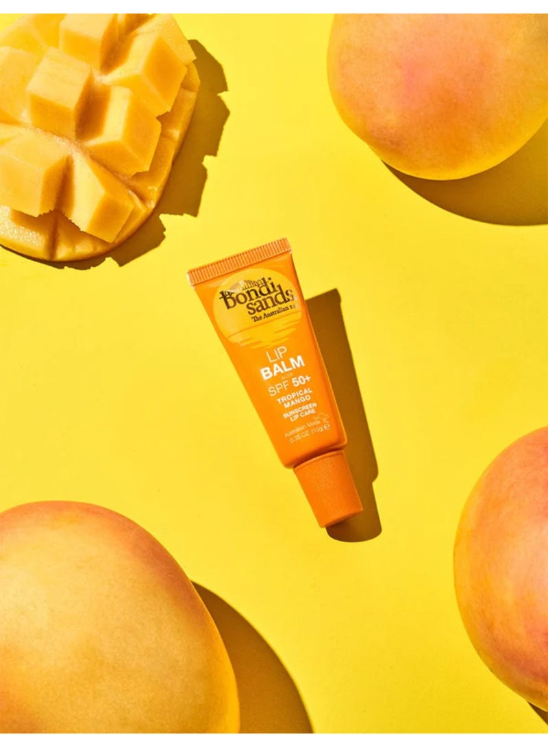 BONDI SANDS بلسم شفاه مرطب SPF 50 بنكهة المانجو - يحمي، يهدئ ويرطب الشفاه من أضرار الشمس، يوفر رائحة استوائية (10 جرام) - Image 4