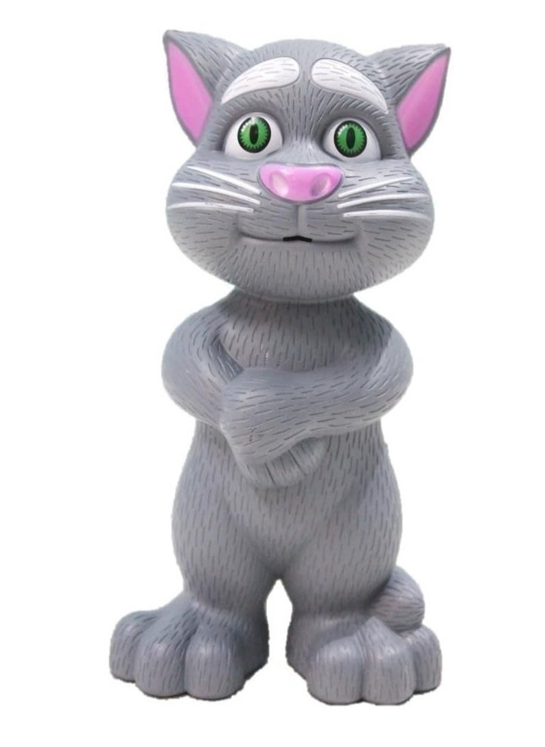 TOY GARDEN Intelligent Talking Tom Cat with Recording, Music, Story & Touch Functionality, Wonderful Voice with Stories & Songs Electronic Dancing Cactus Toys, Talking, Wriggle & Singing, Recording & Repeat What You Say & Interactive Toys,Best Gift for Your Baby or Kids  - Image 2