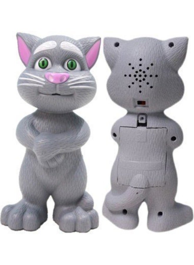 TOY GARDEN Intelligent Talking Tom Cat with Recording, Music, Story & Touch Functionality, Wonderful Voice with Stories & Songs Electronic Dancing Cactus Toys, Talking, Wriggle & Singing, Recording & Repeat What You Say & Interactive Toys,Best Gift for Your Baby or Kids  - Image 4