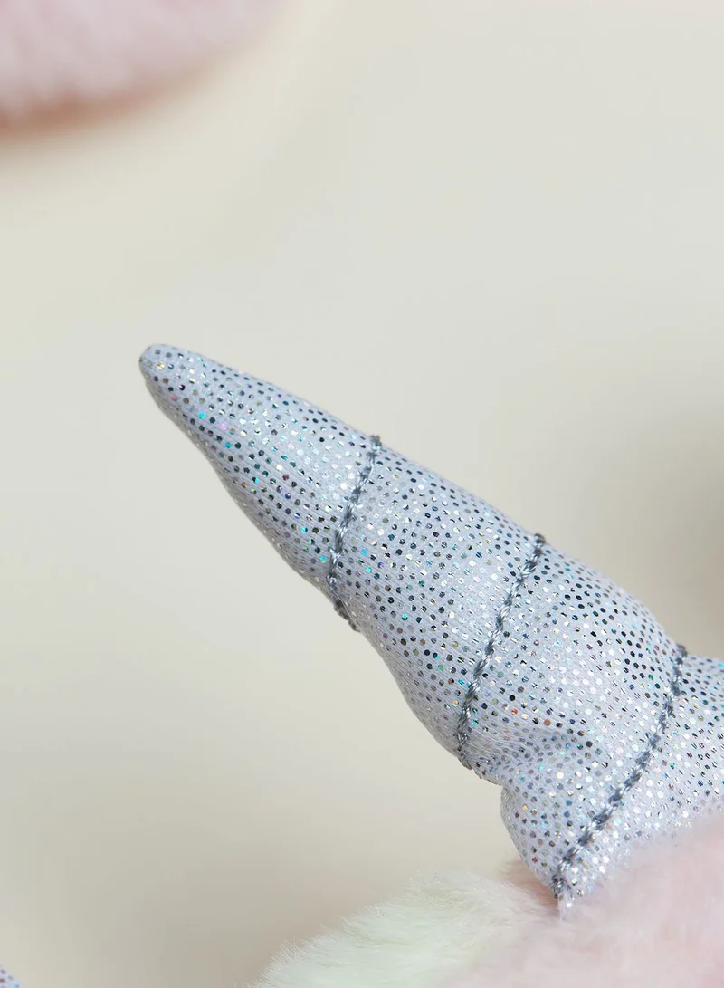 Pink Cactus Sequin Unicorn Pencil Case