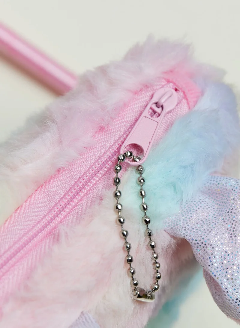 Pink Cactus Sequin Unicorn Pencil Case