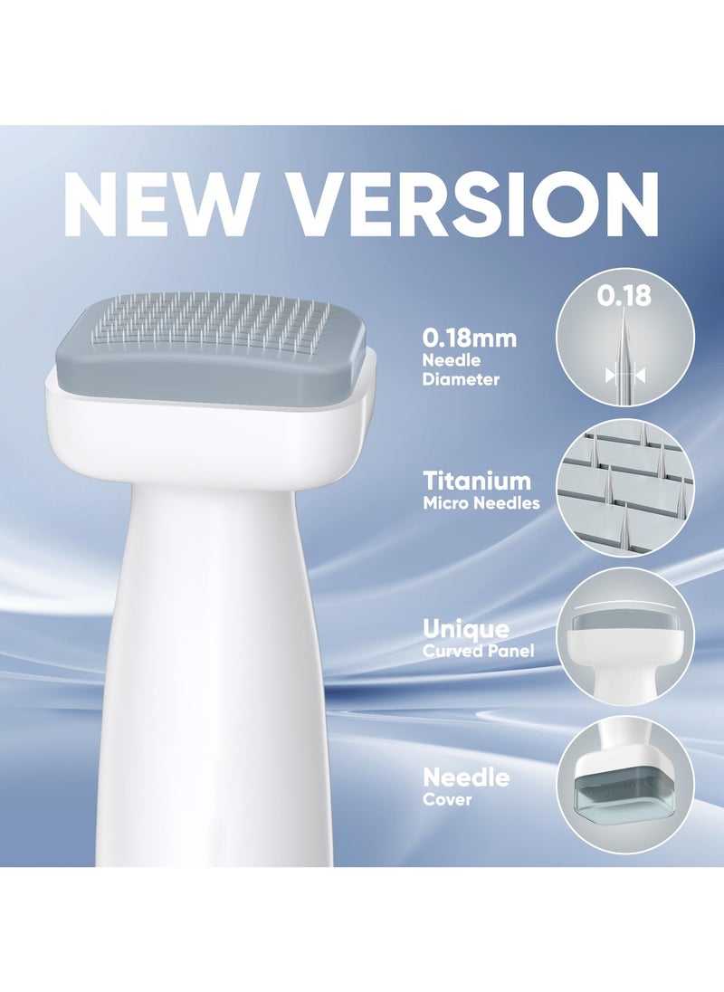 bio needle - Adjustable Dermal Stamp Microneedle Stamp Microneedle Skin Pen 0.25mm for Face Scalp Beard Body - Image 1