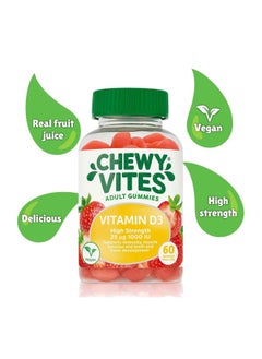CHEWY VITES Vites Adults Vitamin D3 1000 Iu Extra Strength Gummies  - Image 3