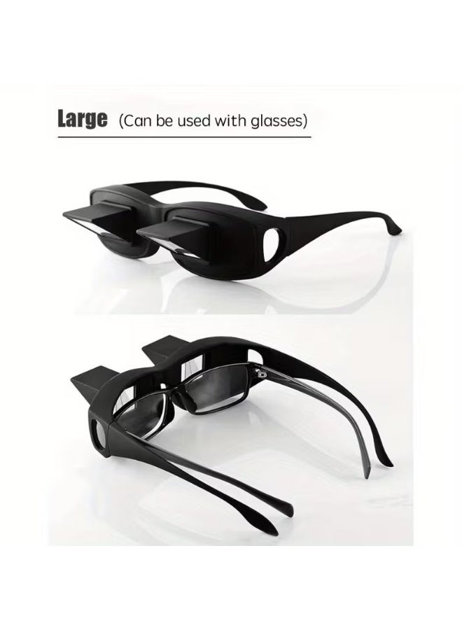 نظارات القراءة أثناء الاستلقاء بنظام المنشور البصري نظارات Lazy Glasses أفقية لمشاهدة التلفزيون والقراءة في السرير - Image 5