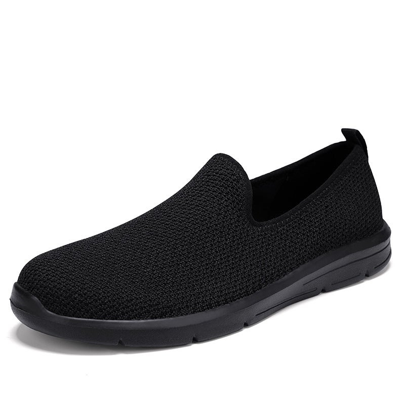 Popular Spring/Summer Lightweight Slip-on Casual Shoes for Men and Women, Plus Size, Cross-border  E-knit
