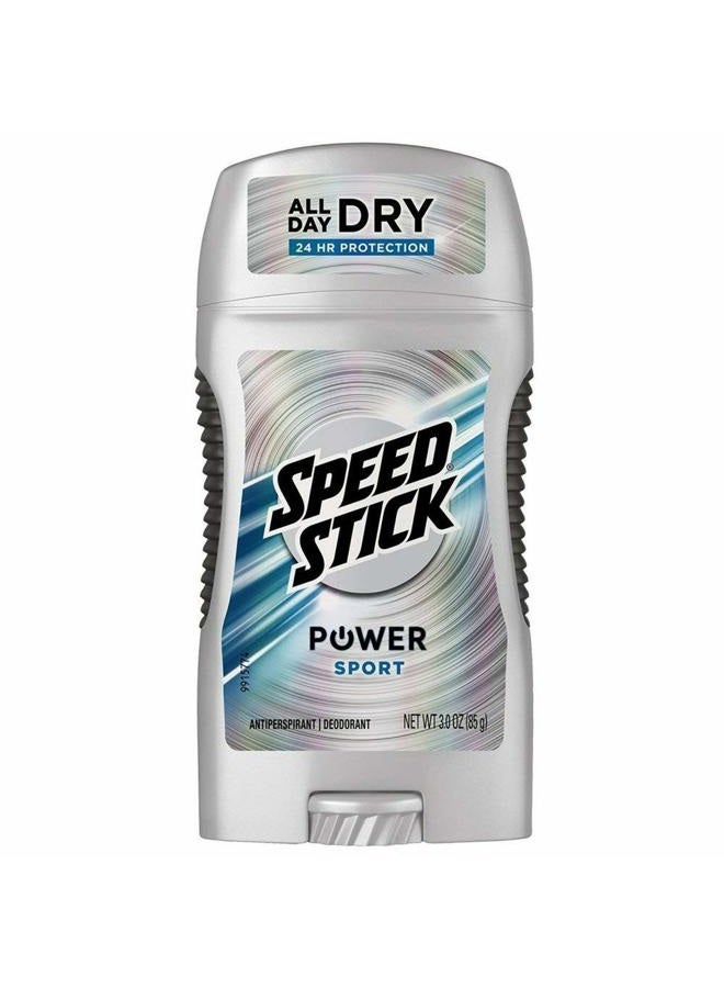 Speed Stick Power Antiperspirant Deodorant Ultimate Sport - 3 oz, Pack of 2