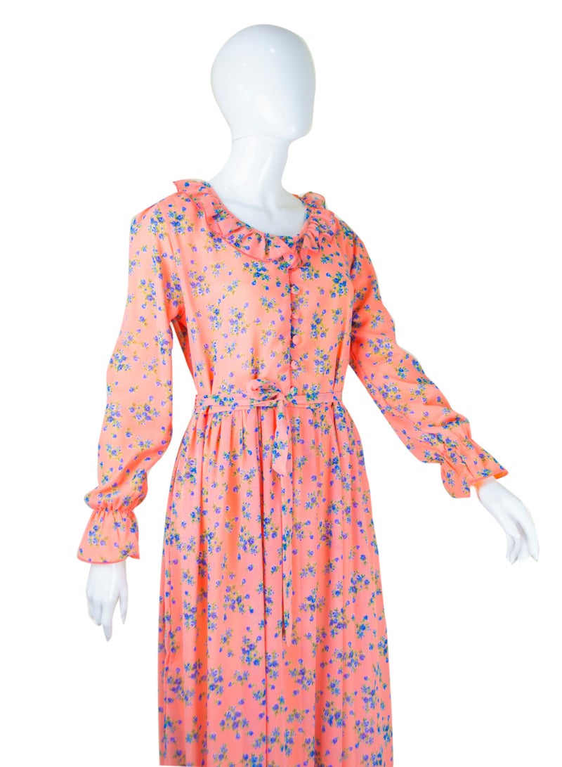 Floral Long Dress 04 - Image 3