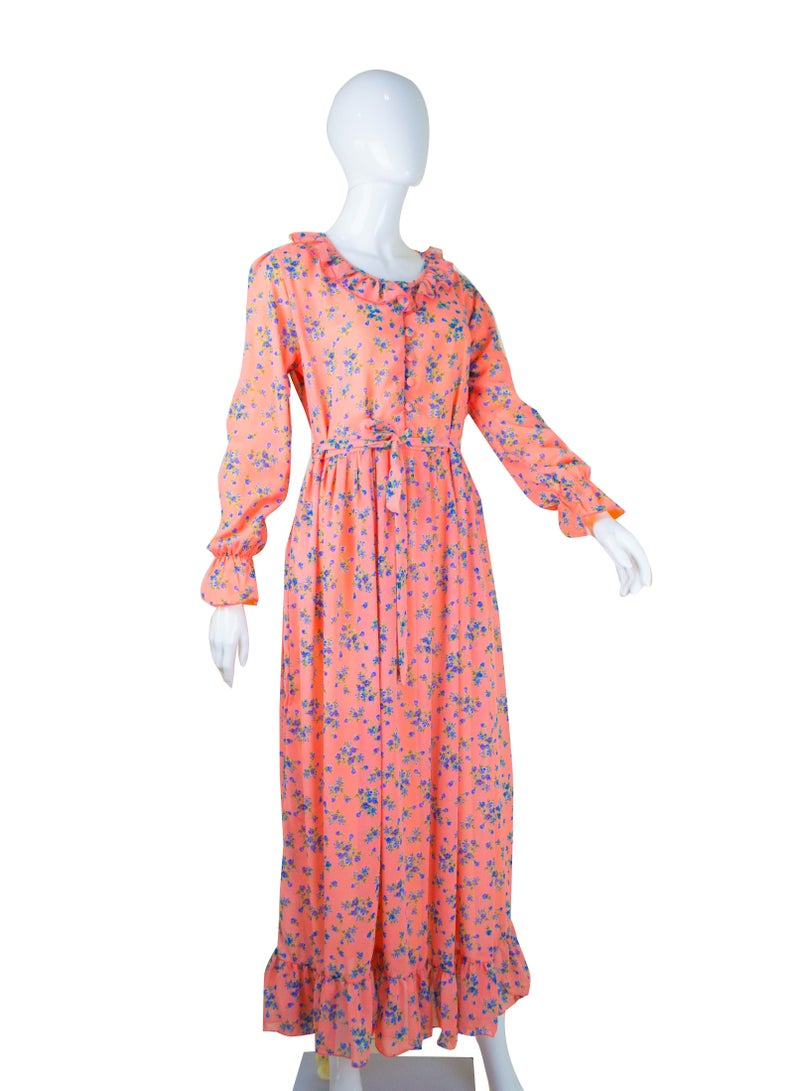 Floral Long Dress 04 - Image 1