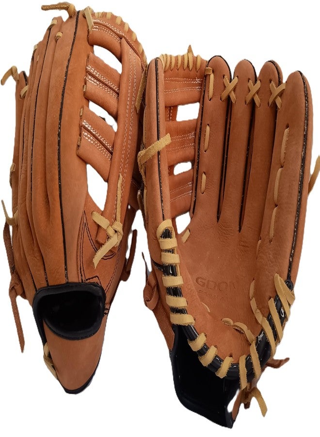 GDON Softball and Baseball Brown Left Hand Glove - Image 4
