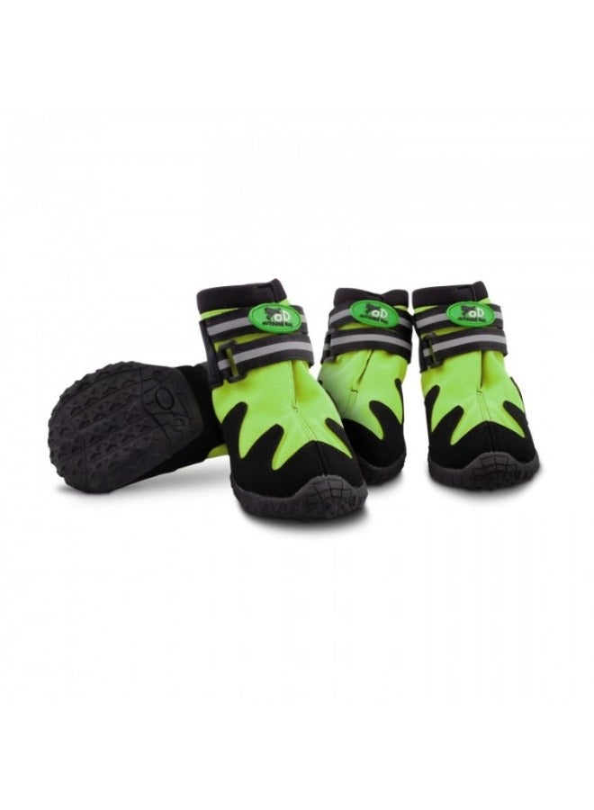 all for paws Outdoor Dog Shoes Green M - Image 2