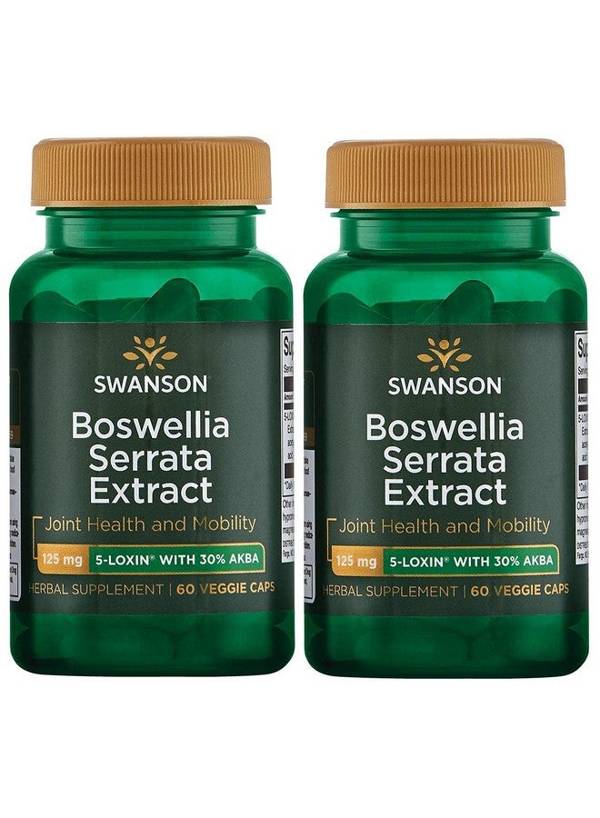 Swanson Boswellia Serrata Extract 125 mg 60 Veg Caps (2 Pack) - Image 1