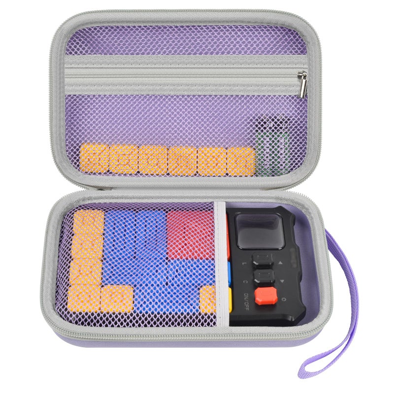 casmilee Case Compatible with Giiker Super Slide Brain Games  Brain Teaser Puzzles Organizer Storage Bag  Flow Slider Puzzle Game Holder (Purple) - Image 1