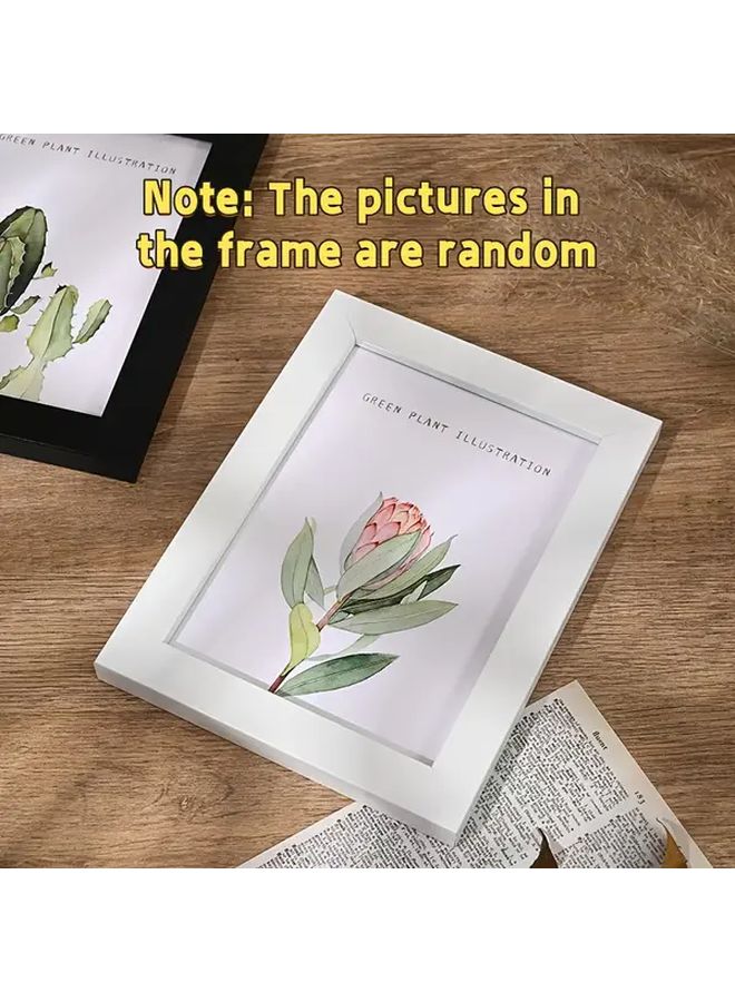 إطار صور خشبي بسيط للحامل المكتبي، مقاس 5 بوصات، باللون الأسود، للعرض الأفقي أو العمودي (مجموعة). - Image 5