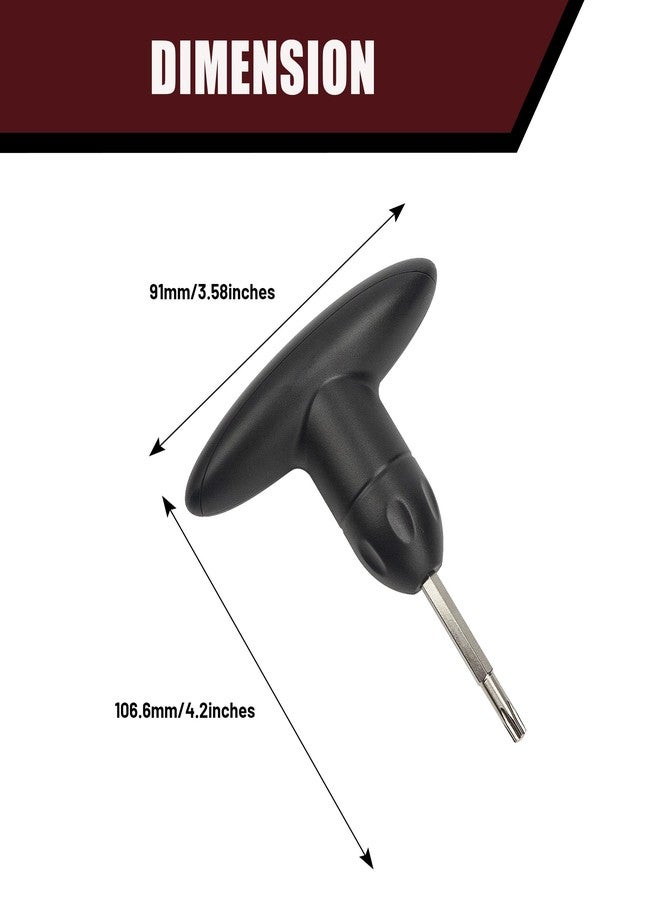 Amviner Golf Torque Wrench Driver Tool for Driver Clubs and Fairway Hybrids, Universal Adjustment Golf Tool, 45lbf Black - Image 3