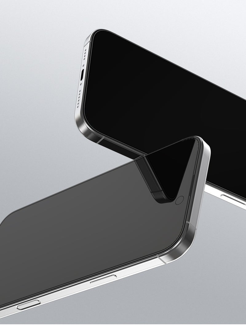 ديفيا حماية شاشة  ايفون 16برو ماكس لقافه  من ديفيا يضمن لك حماية الشاشة من الخدوش والصدمات مع الحفاظ على الخصوصية ذات الحافة الناعمة والزجاج المقسّى مرتين - Image 3