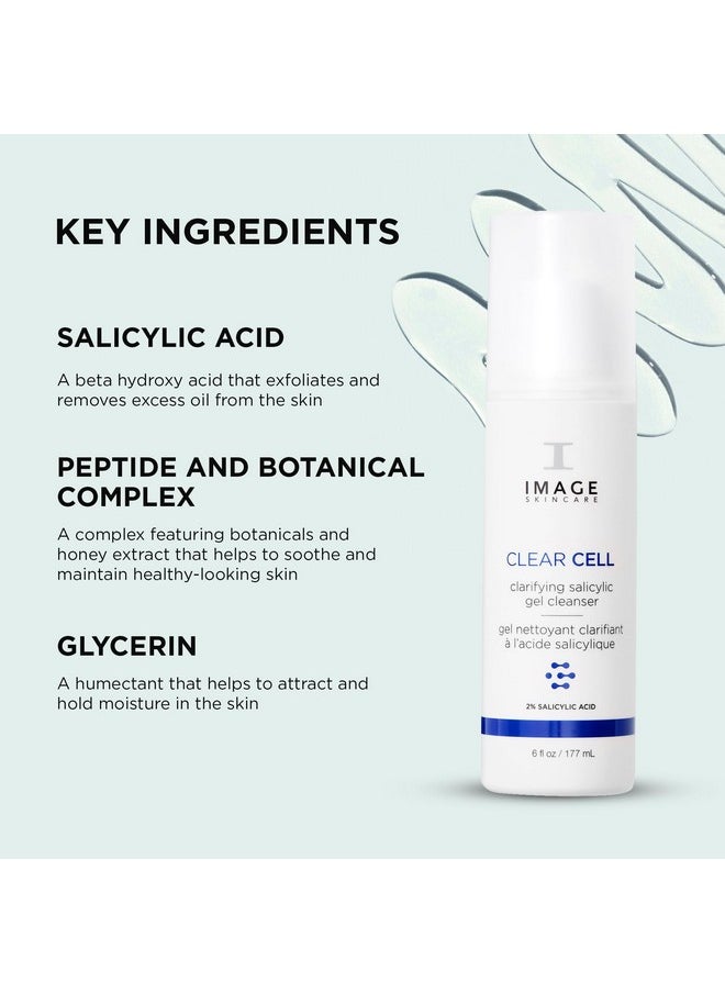 IMAGE SKINCARE Image Skincare Clear Cell Clarifying Salicylic Gel Cleanser 177 ml / 6 oz  - Image 4