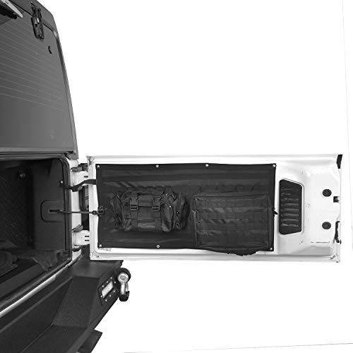 Hooke Road Wrangler Tailgate Storage Bags Back Door Cargo Organizer Kit for 2007-2018 Jeep JK Wrangler & Unlimited - Image 2