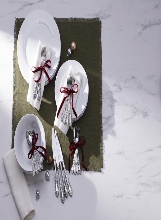 Oneida Silverware Set, Louisiana Fine Flatware Dinner Spoons Set of 4, Service For 4, 18/8 Stainless Steel, Dishwasher Safe, Mirror Finish, 6.8"L x 1.5"W, Stainless Dinner Spoons (4-Piece, Silver) - Image 5