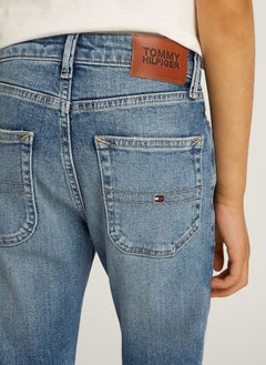 TOMMY HILFIGER Kids Straight Mid Raise Jeans  - Image 3