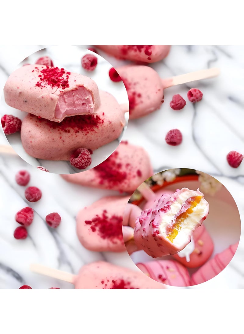 Generic - Silicone Ice Cream Molds - Perfect For Creating Delicious Desserts, Chocolates, Frozen Fruits, And Snacks For Everyone With Comfortable Handles For Easy Use. - Image 1