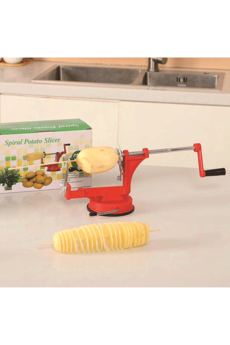 إيروريكس ماكينة صنع رقائق البطاطس الدوارة متعددة الوظائف، مصنوعة من الفولاذ المقاوم للصدأ، للاستخدام المنزلي... - Image 2