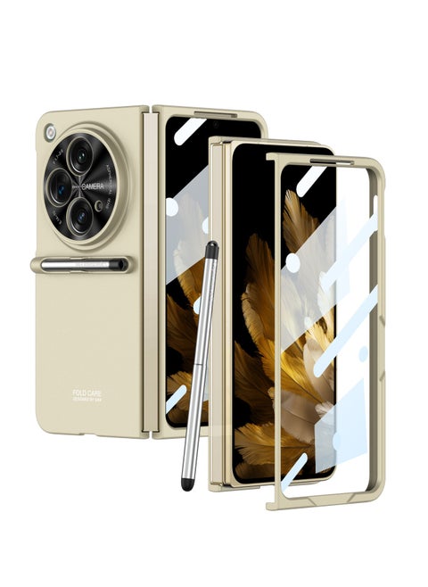 Compatible with OPPO Findn 3/Oneplus Open pen tray phone case, solid color matte lens, all-inclusive, OnePlus open hard shell anti-drop