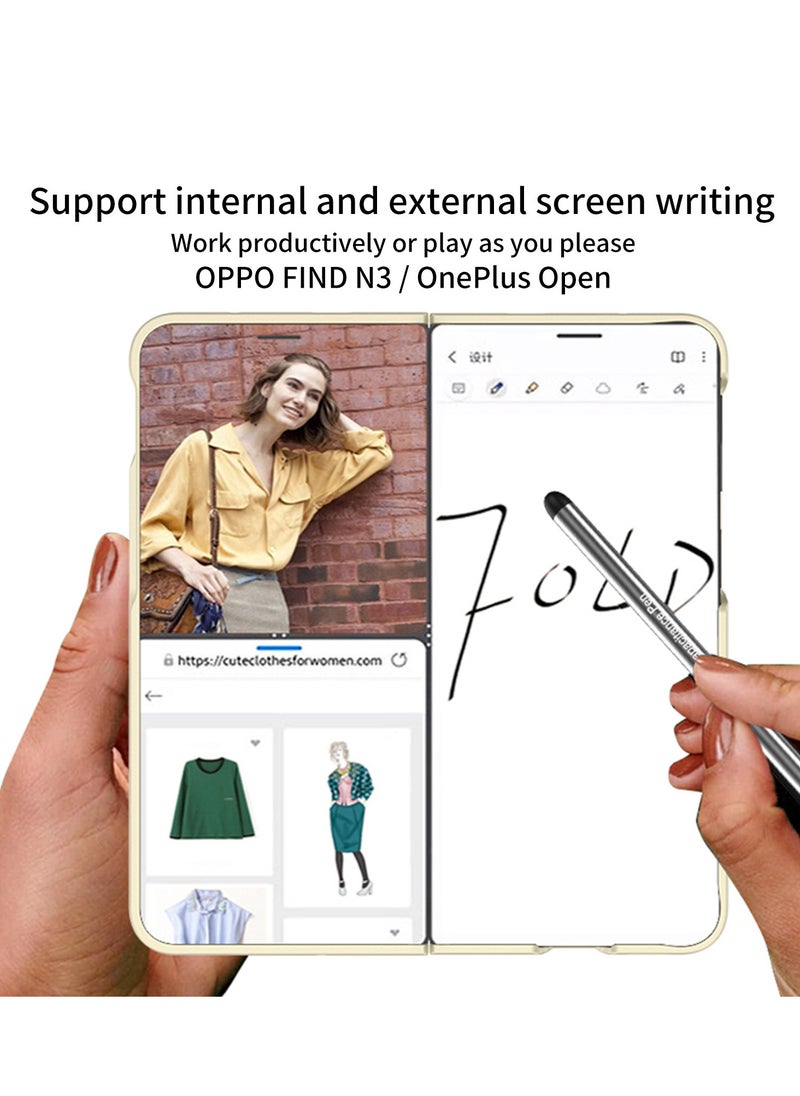 Compatible with OPPO Findn 3/Oneplus Open pen tray phone case, solid color matte lens, all-inclusive, OnePlus open hard shell anti-drop