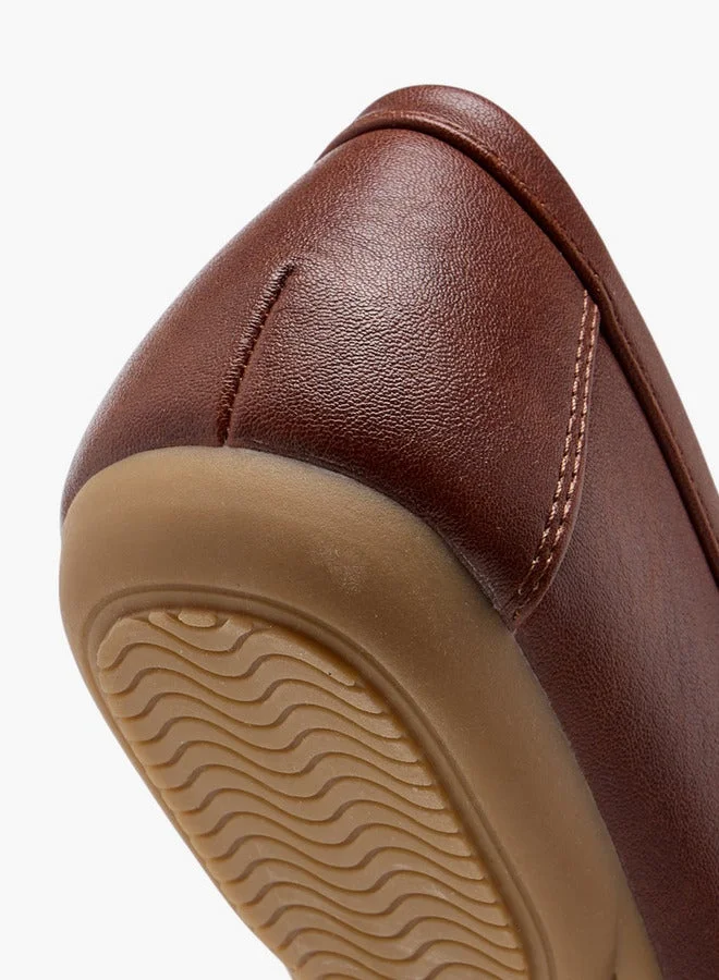 Le Confort Monogram Print Slip-On Moccasins