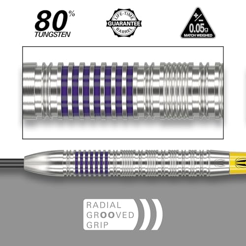 Target Darts Luke Littler 80% Tungsten Steel Tip Darts Set, 23G | Professional Dart Set Bundle, Pro Grip Shafts, Pro Ultra Flights, Dart Wallet Included | Darts Accessories Kit - Image 5