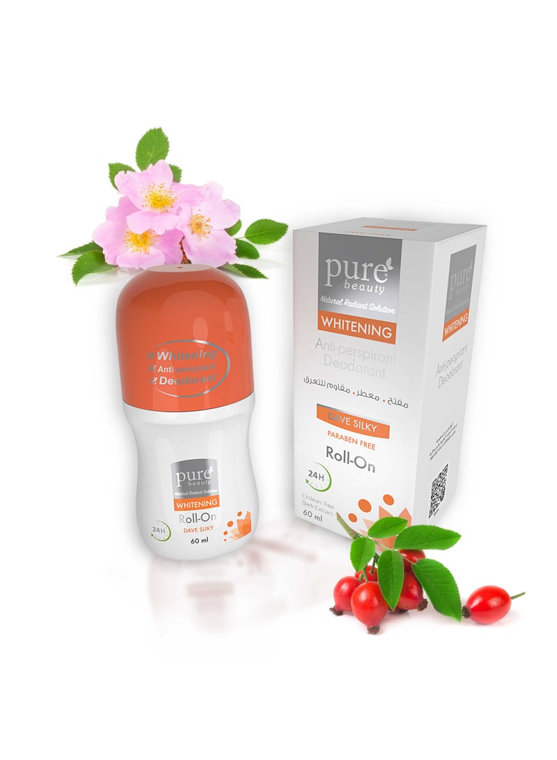 Pure Beauty Anti-Perspirant Dave Silky Whitening Roll-On 60ml