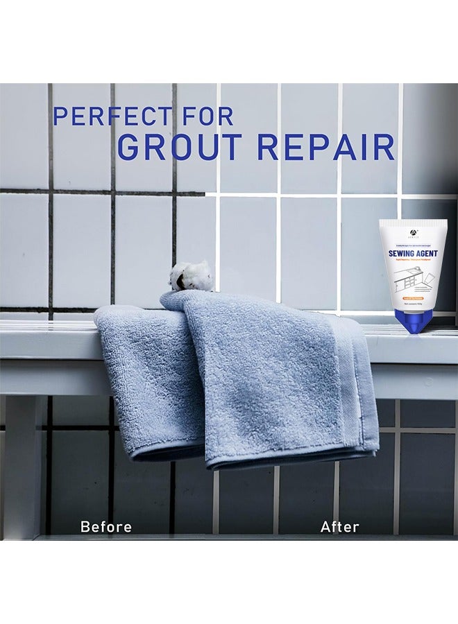 Waterproof Squeeze Tube Adhesive Caulk Sealant Glue Sealer Easy To Apply for Home Use Indoor Kitchen Sink Bathroom Basin Toilet Edge Ceramic Tile 100G - Image 5